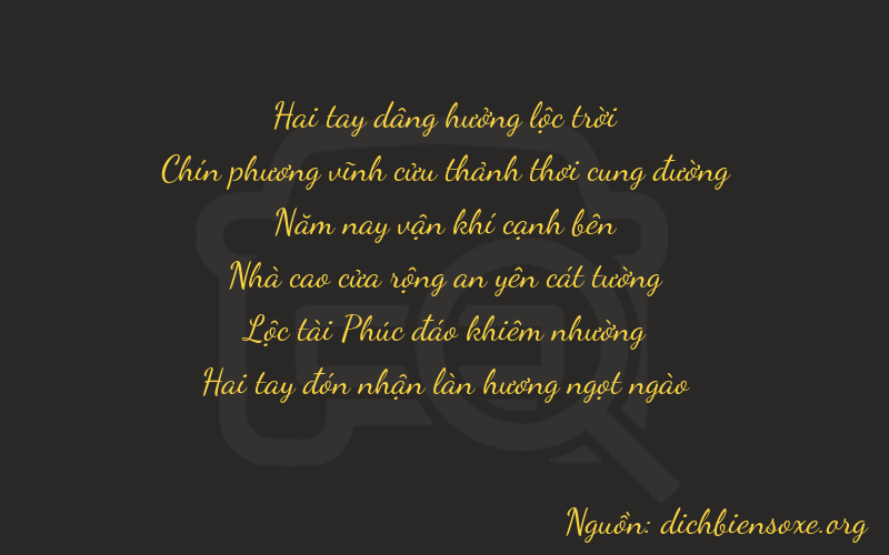 Thơ dịch biển số xe 29562