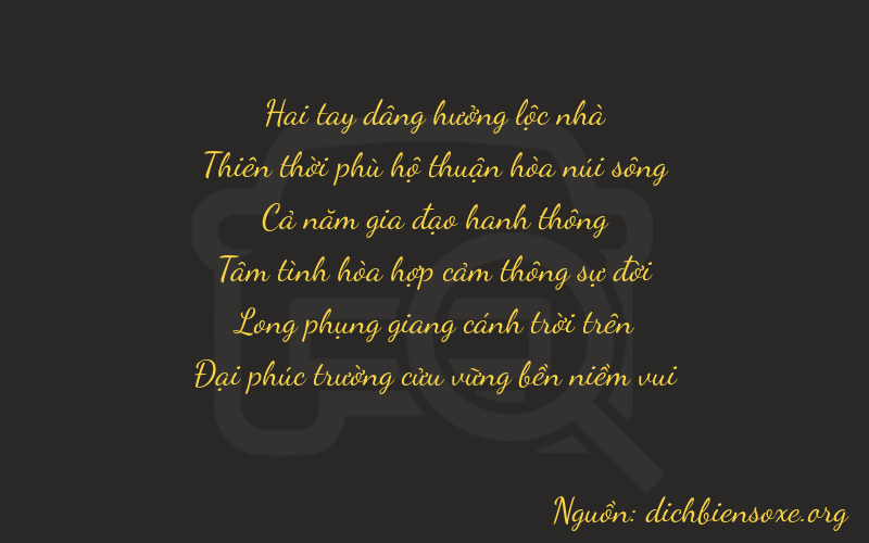 Thơ dịch biển số xe 29579