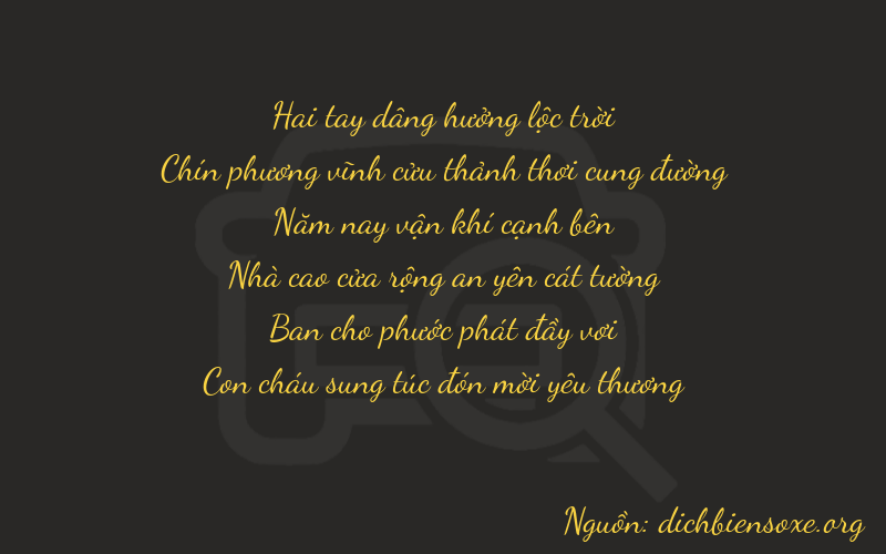 Thơ dịch biển số xe 29580