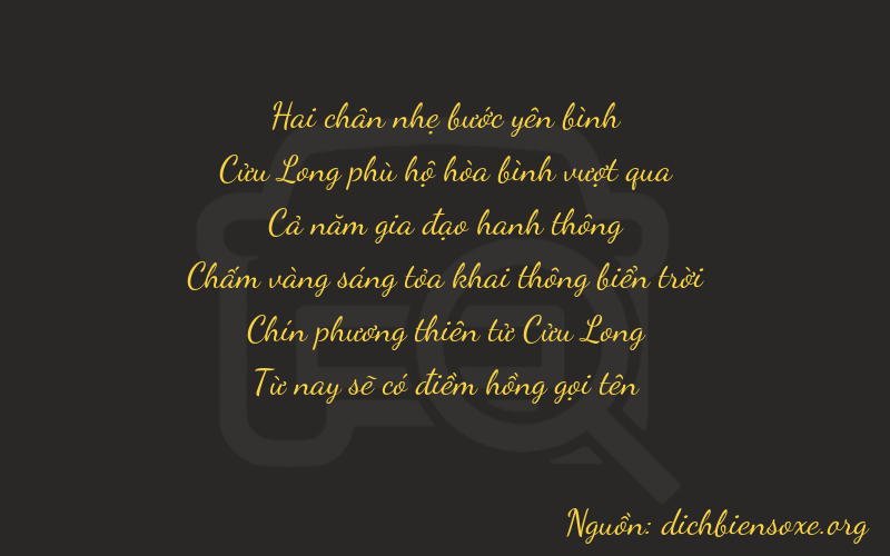 Thơ dịch biển số xe 29595