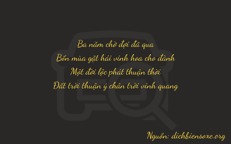 Thơ dịch biển số xe 3418