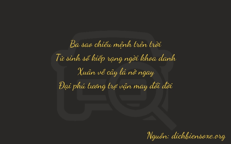 Thơ dịch biển số xe 3466