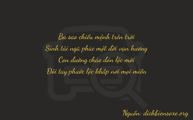 Thơ dịch biển số xe 3522