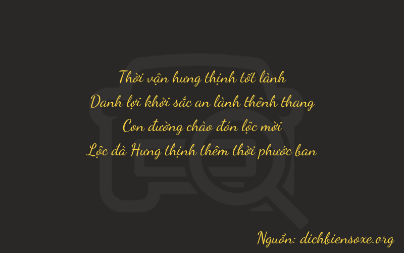 Thơ dịch biển số xe 3526