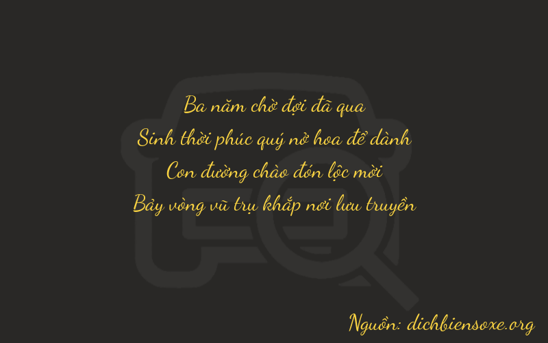 Thơ dịch biển số xe 3527