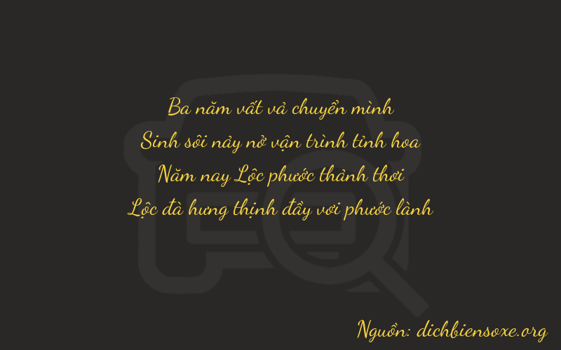 Thơ dịch biển số xe 3556