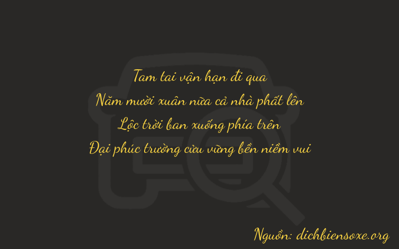 Thơ dịch biển số xe 3569
