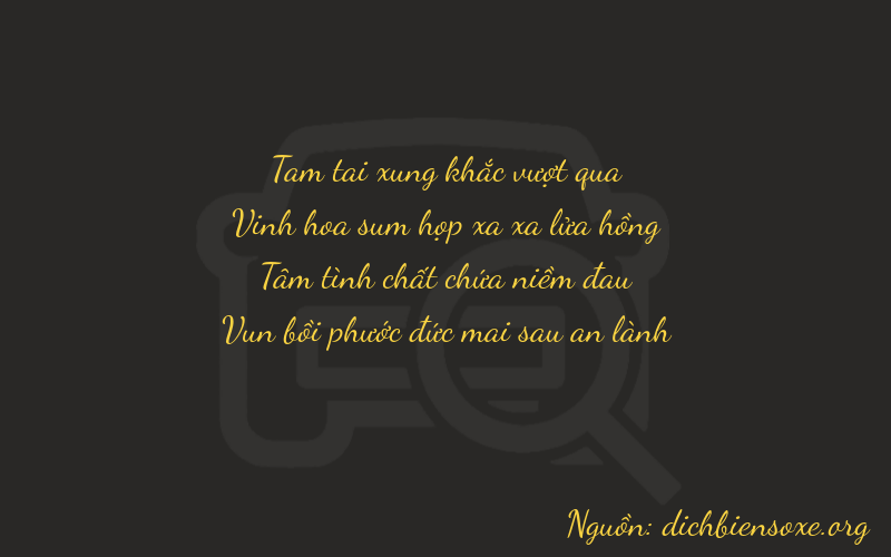 Thơ dịch biển số xe 3787