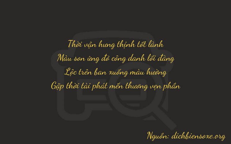 Thơ dịch biển số xe 3788
