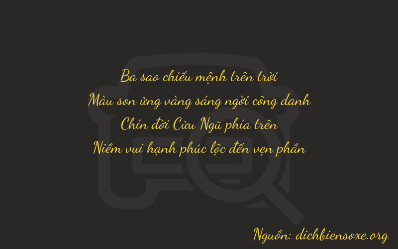 Thơ dịch biển số xe 3793