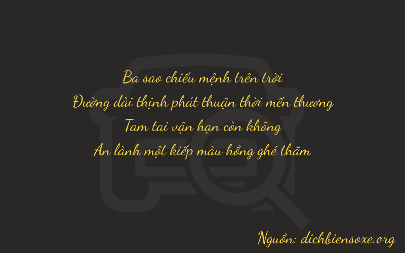 Thơ dịch biển số xe 3831
