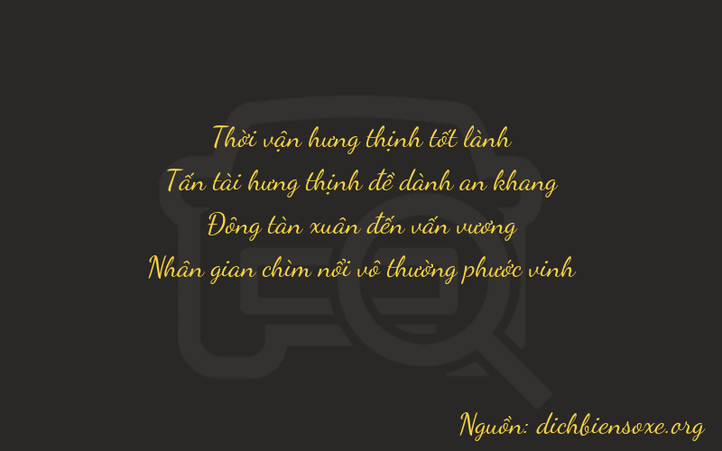 Thơ dịch biển số xe 3844