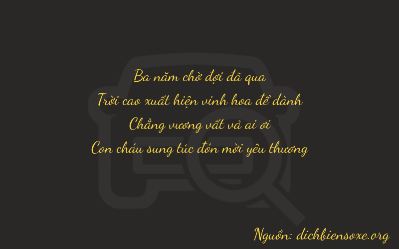 Thơ dịch biển số xe 3900