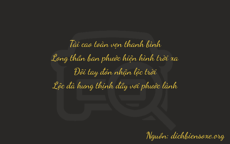 Thơ dịch biển số xe 3926