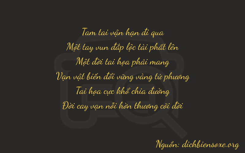 Thơ dịch biển số xe 31167
