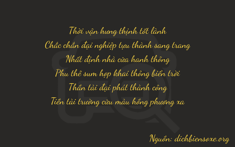 Thơ dịch biển số xe 31169