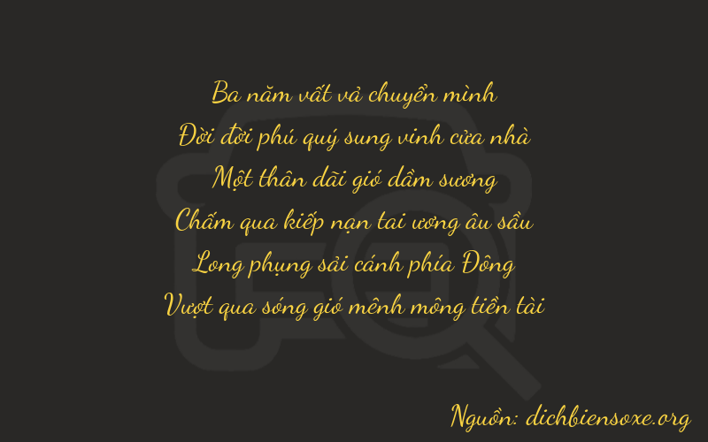 Thơ dịch biển số xe 31173
