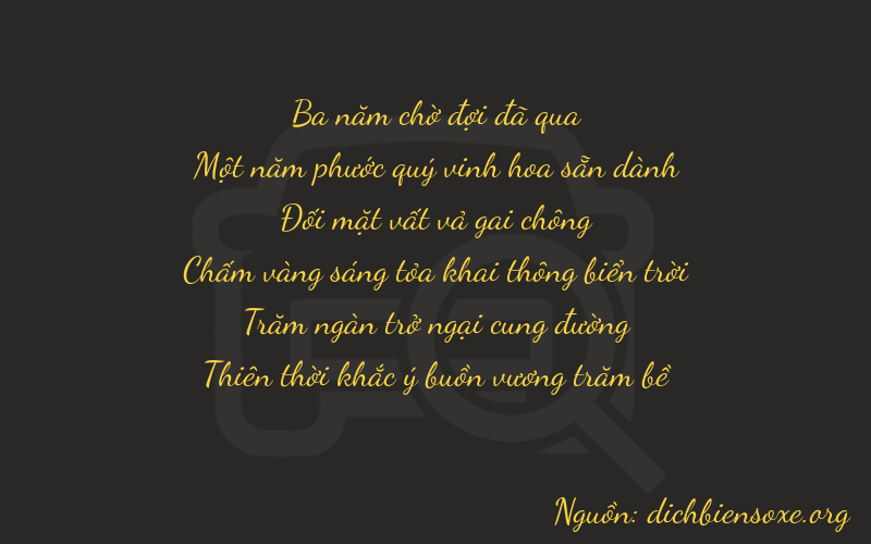 Thơ dịch biển số xe 31279