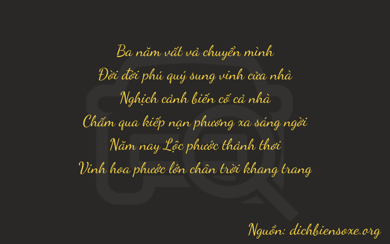 Thơ dịch biển số xe 31452
