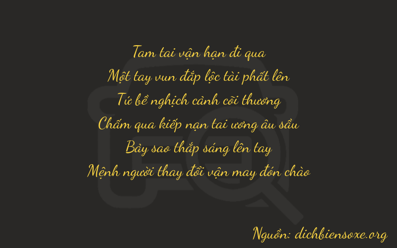 Thơ dịch biển số xe 31473