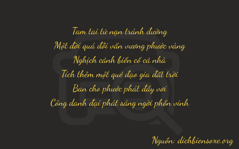 Thơ dịch biển số xe 31481
