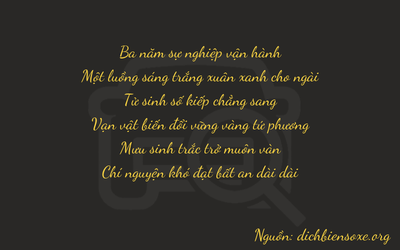 Thơ dịch biển số xe 31487