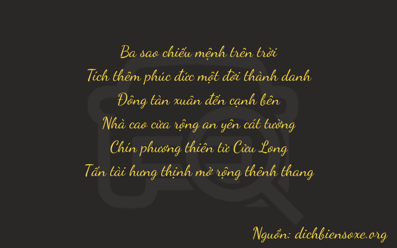 Thơ dịch biển số xe 31498