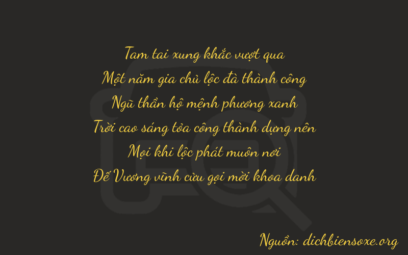 Thơ dịch biển số xe 31519