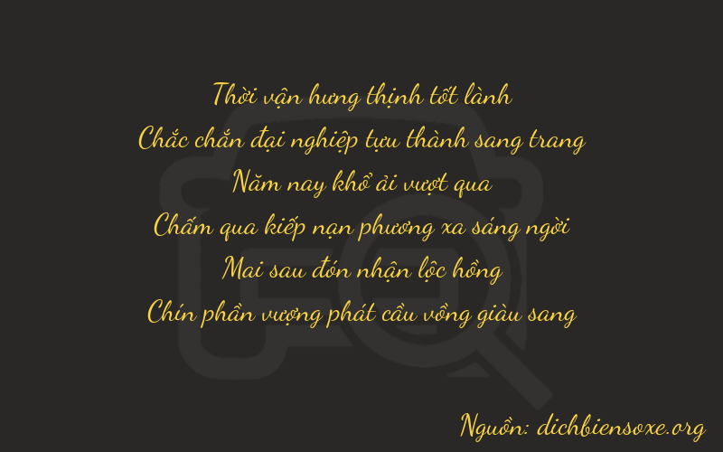 Thơ dịch biển số xe 31529