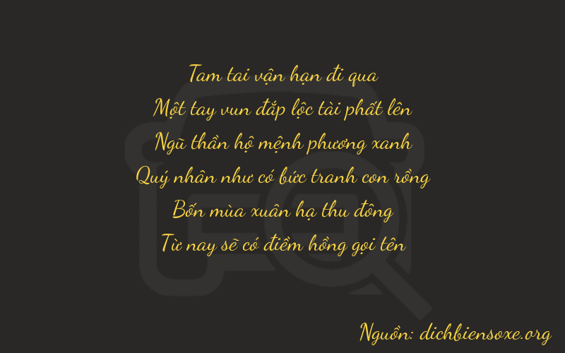 Thơ dịch biển số xe 31545