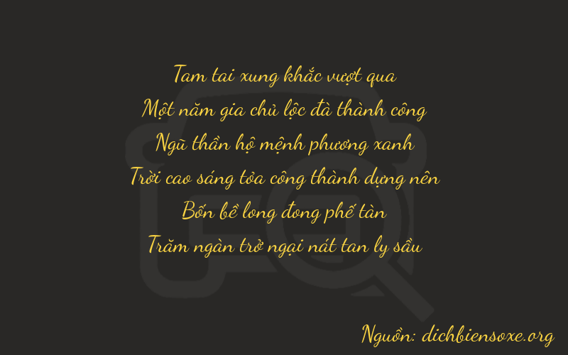 Thơ dịch biển số xe 31546