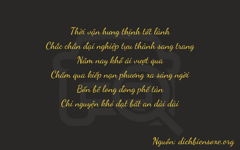 Thơ dịch biển số xe 31547