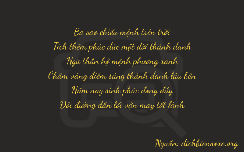 Thơ dịch biển số xe 31552