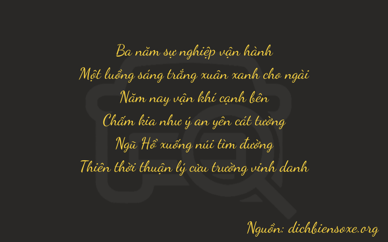 Thơ dịch biển số xe 31559