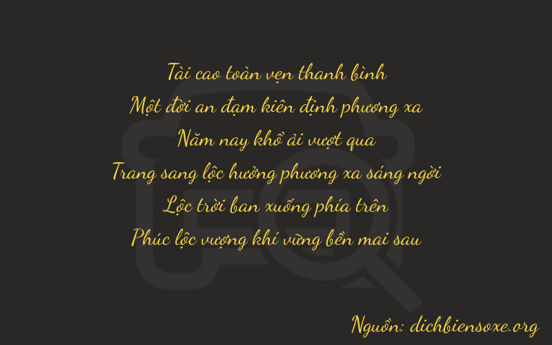 Thơ dịch biển số xe 31566