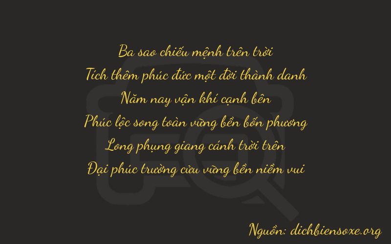 Thơ dịch biển số xe 31579
