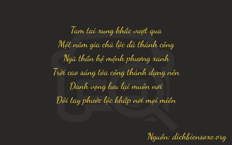 Thơ dịch biển số xe 31582