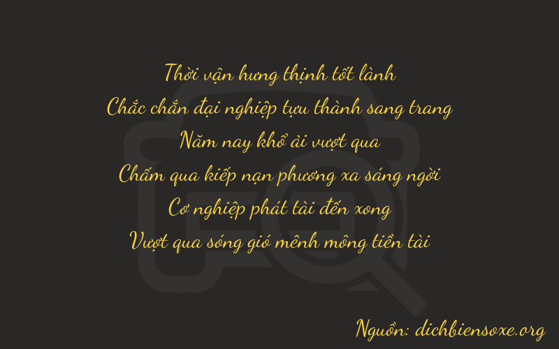 Thơ dịch biển số xe 31583