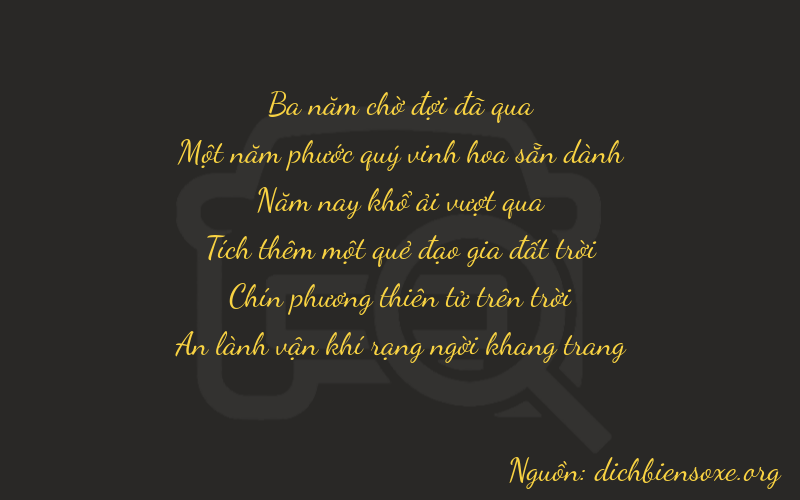 Thơ dịch biển số xe 31594