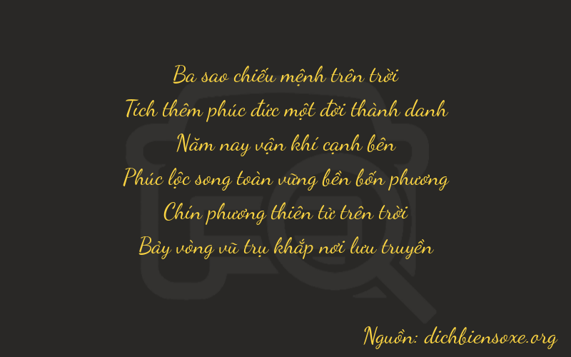 Thơ dịch biển số xe 31597