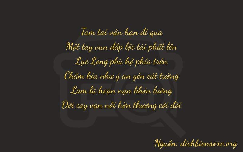 Thơ dịch biển số xe 31617