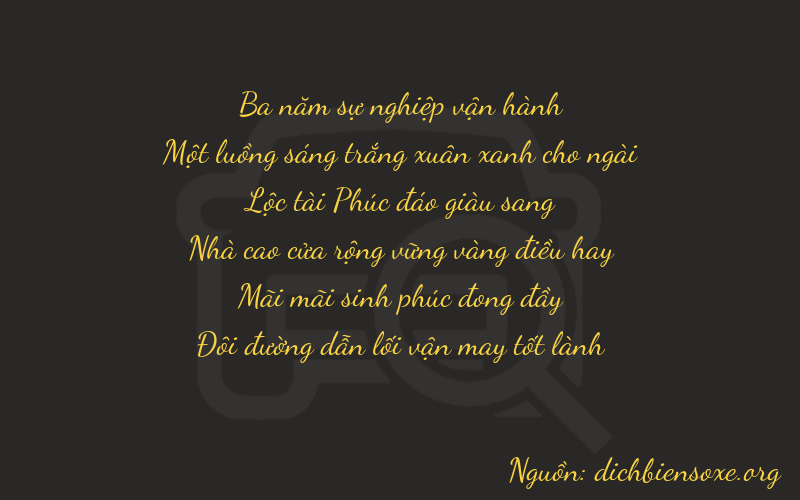 Thơ dịch biển số xe 31622