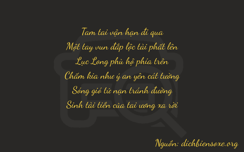 Thơ dịch biển số xe 31635