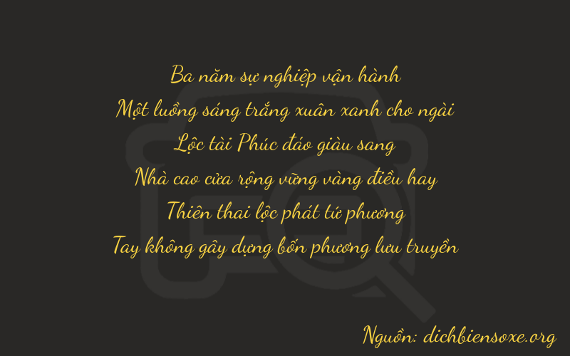 Thơ dịch biển số xe 31640