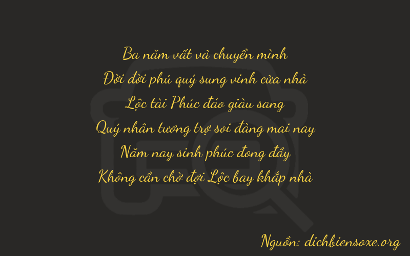 Thơ dịch biển số xe 31650