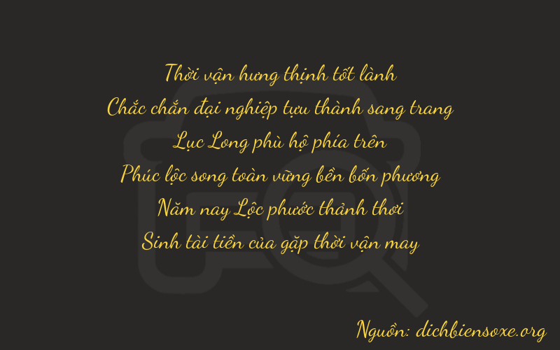 Thơ dịch biển số xe 31655