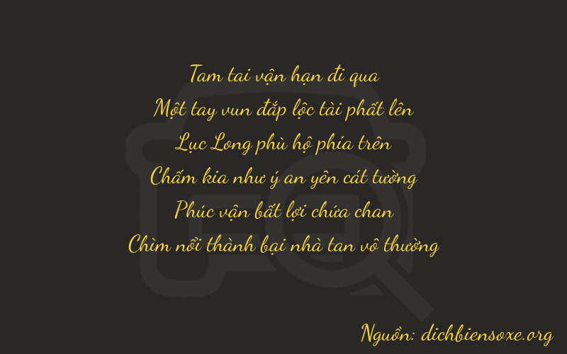 Thơ dịch biển số xe 31662