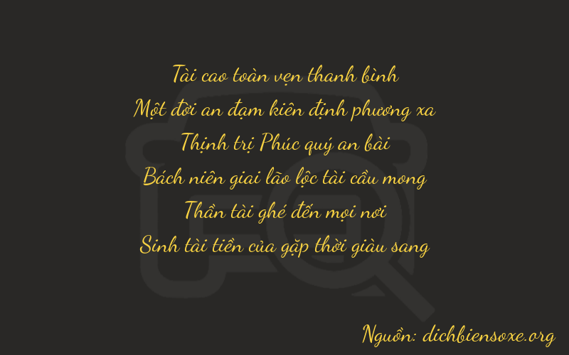 Thơ dịch biển số xe 31665