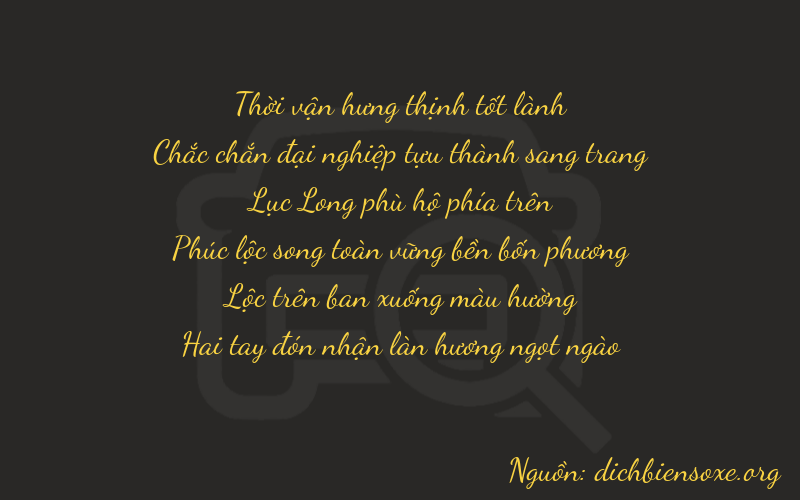 Thơ dịch biển số xe 31682