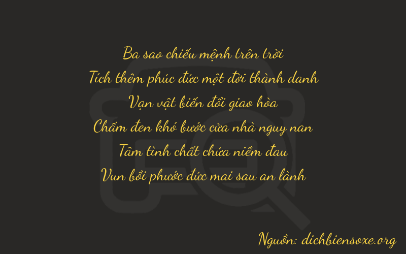Thơ dịch biển số xe 31687